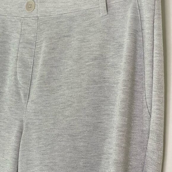 Betabrand Gray Shimmer Yoga Pull On Pants Dress LP - Picture 5 of 10